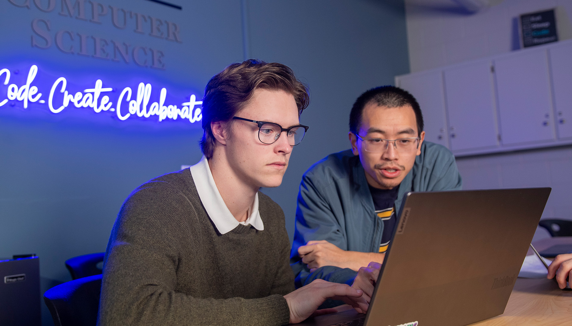 Brandon Head in Computer Science Lounge